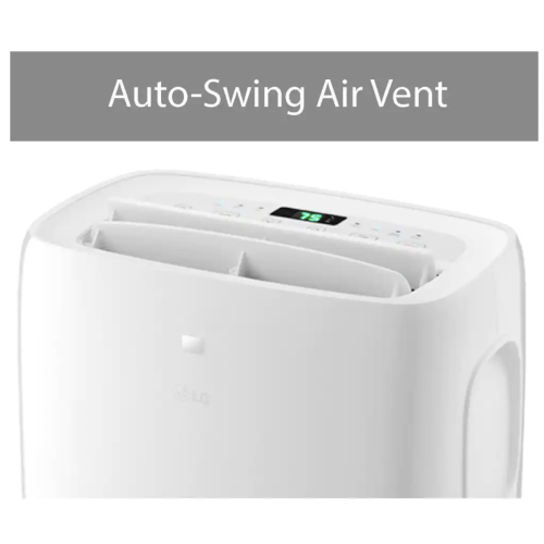 Le climatiseur portable LG 7 000 BTU 115 V refroidit 300 m². pi. avec fonction déshumidificateur et télécommande LCD (LP0721WSR)