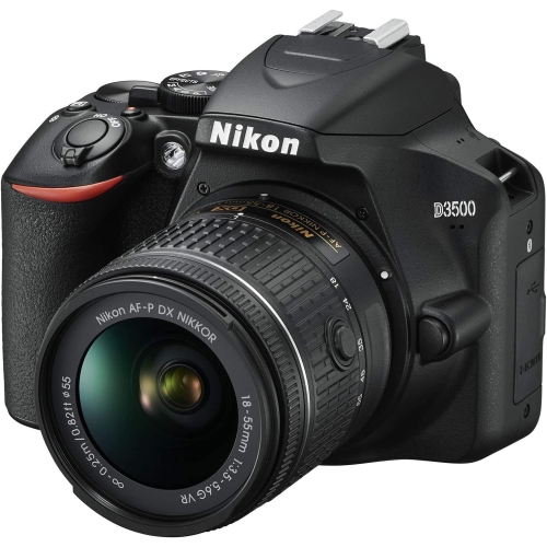 Nikon D3500 24.2MP DX-Format DSLR Digital Camera with 18-55mm Lens - (Renewed)