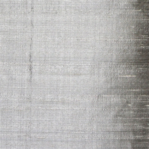 Sankara Silver Silk Throw Pillow, 18"x18"