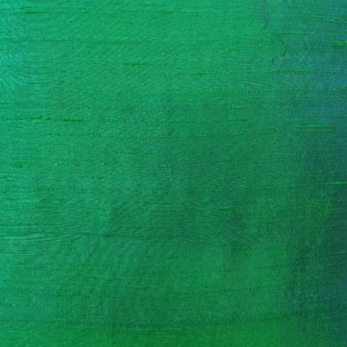 Sankara Emerald Green Silk Throw Pillow, 18"x18"