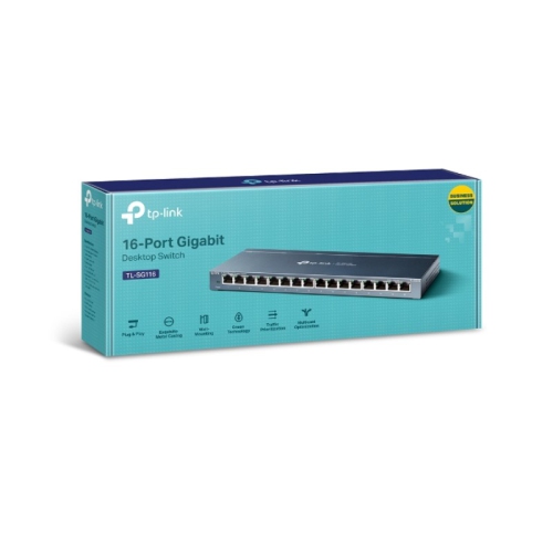 Commutateur réseau Gigabit Ethernet à 16 ports TL-SG116 de TP-LINK