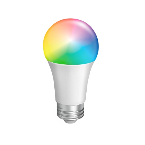 Ampoule Led Intelligente WiFi Ampoule avec Télécommande, Dimmable Multicolore A19 E26 Fonctionne avec Alexa, Google Home - LIVINGbasics