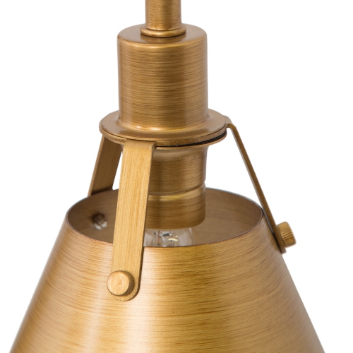 Contemporary 3-Light Modern Linear Vanity Light with Cone Shades