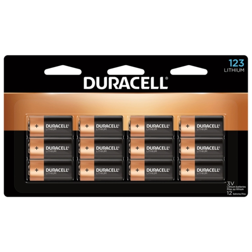 Duracell 3008150 BATTERY LITHIUM 123 12PK