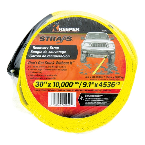 KEEPER  8866618 Recovery Strap 30' X 4"