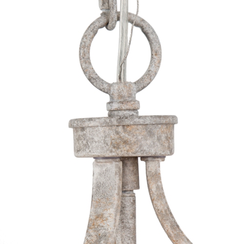 Farmhouse 3-Light Antique Rustic Lantern Chandelier