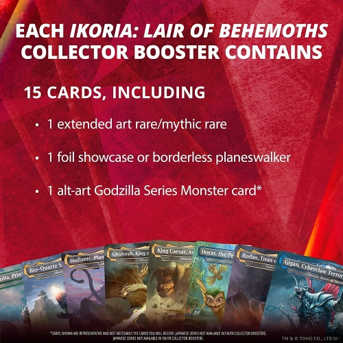 Magic: The Gathering MTG TCG - Ikoria: Lair of Behemoths Collector Booster Box - 12 Packs