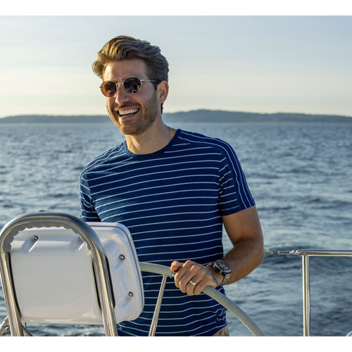 Montre intelligente nautique Bluetooth de 51 mm Quatix 7X de Garmin - Titane