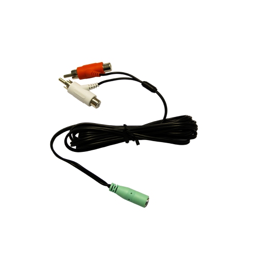 Câble répartiteur femelle RCA en y de 3,5 mm pour écouteurs Turtle Beach de mars