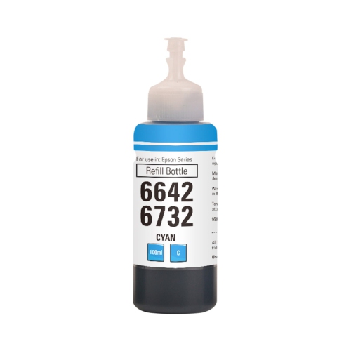 Compatible Epson T664 T664220-S Cyan Ink Bottle by Superink