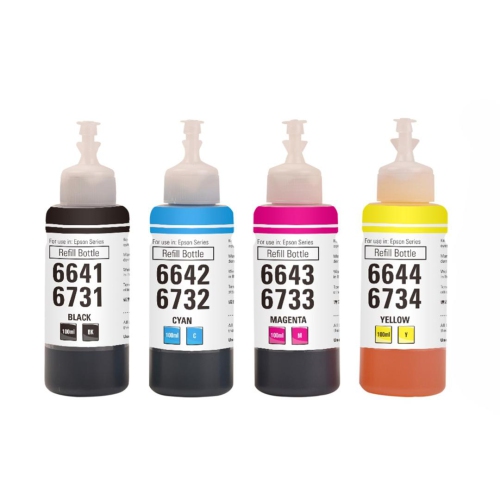 Compatible Epson T664 Combo Ink Bottle BK/C/M/Y by Superink