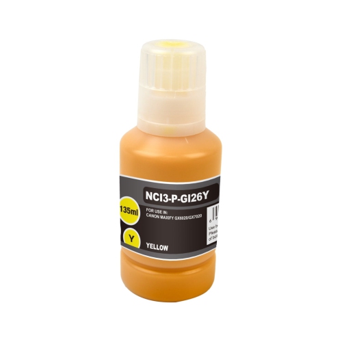 Compatible Canon GI-26 4423C001 Yellow Ink Bottle by Superink