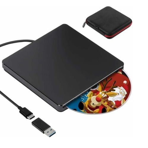 Lecteur de CD externe USB 3 haute vitesse prêt à l’emploi pour ordinateur  portatif PC PC Mac