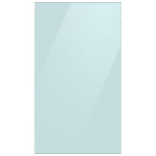 Panneau pour réfrigérateur à 4 portes polyvalent BESPOKE de Samsung - Panneau inférieur - Verre bleu matin