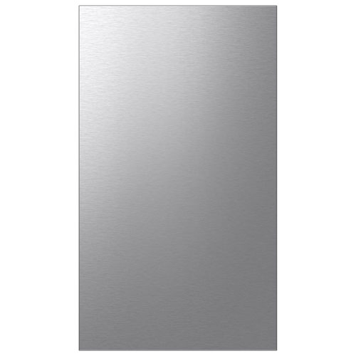 Panneau pour réfrigérateur 4 portes polyvalent BESPOKE de Samsung - Panneau inférieur - Acier inoxydable