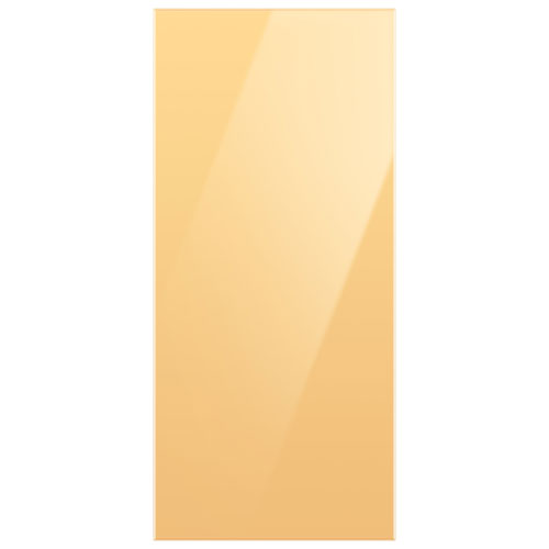 Samsung Panel for BESPOKE 4-Door Flex French Refrigerator - Top Panel - Sunrise Yellow Glass