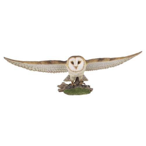 Hi-Line Gift Ltd Barn Owl Flying Garden Statue
