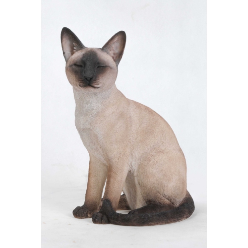 HI-LINE GIFT LTD  Sitting Siamese Cat Garden Statue