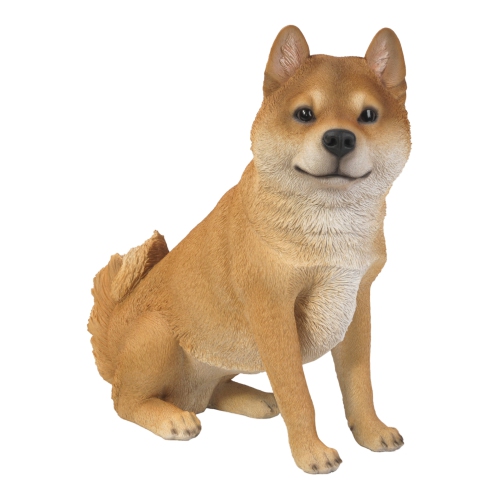 HI-LINE GIFT LTD  Shiba Inu Sitting Garden Statue