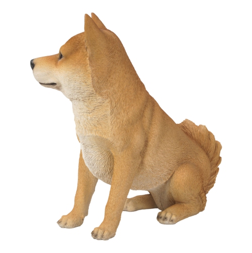 Hi-Line Gift Ltd Shiba Inu Sitting Garden Statue