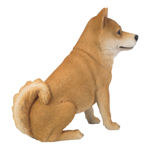 Hi-Line Gift Ltd Shiba Inu Sitting Garden Statue