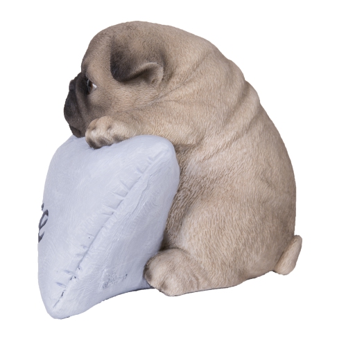 Hi-Line Gift Ltd Pug with Welcome Sign