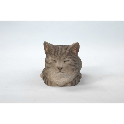 HiLine Gift Ltd Sleeping Grey Tabby Cat Garden Statue Best Buy Canada