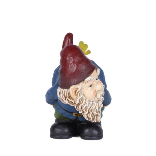 Hi-Line Gift Ltd Gnome Mooning with Butterfly Garden Statue