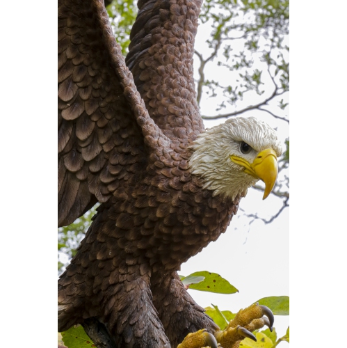 Hi-Line Gift Ltd Large Flying Eagle Garden Statue