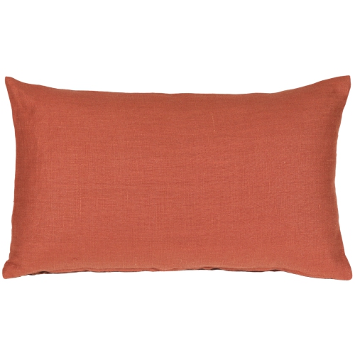 PILLOW DECOR  Tuscany Linen Sienna Throw Pillow, 12"x19" (Polyfill Insert Included)