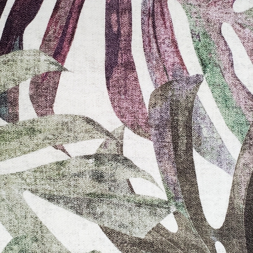 Pattaya Purple Palm Throw Pillow, 12"x20"