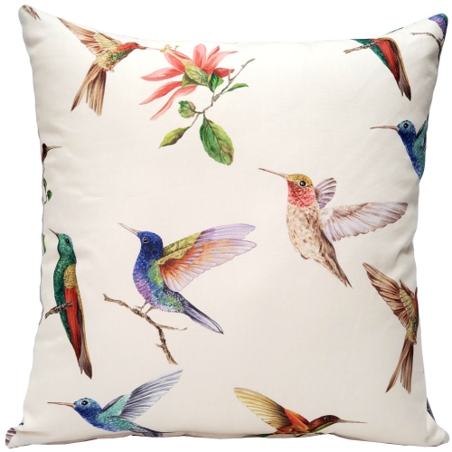 Monteverde Hummingbird Throw Pillow, 21"x21"
