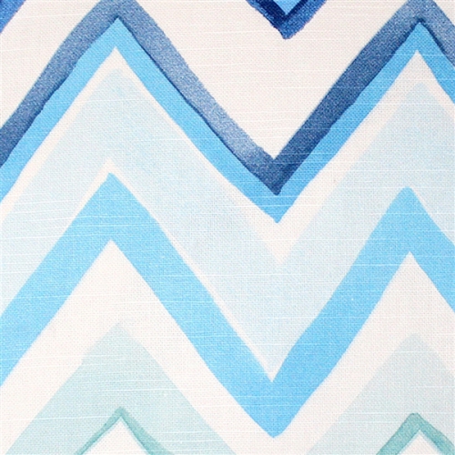 Pacifico Stripes Blue Throw Pillow 20X20