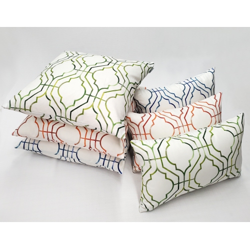 Biltmore Gate Green Throw Pillow, 12"x20"