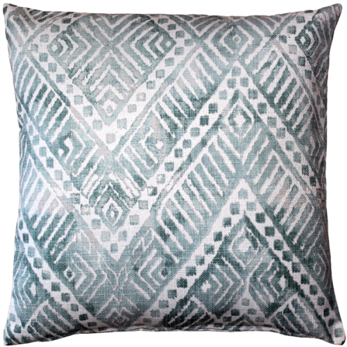 Tangga Blue Throw Pillow 20X20