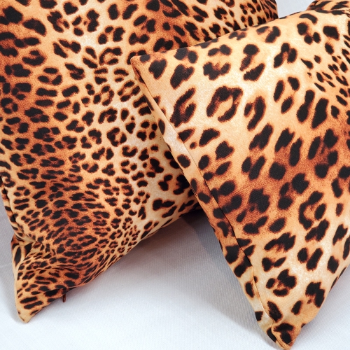 Kitsui Leopard Throw Pillow, 12"x20"