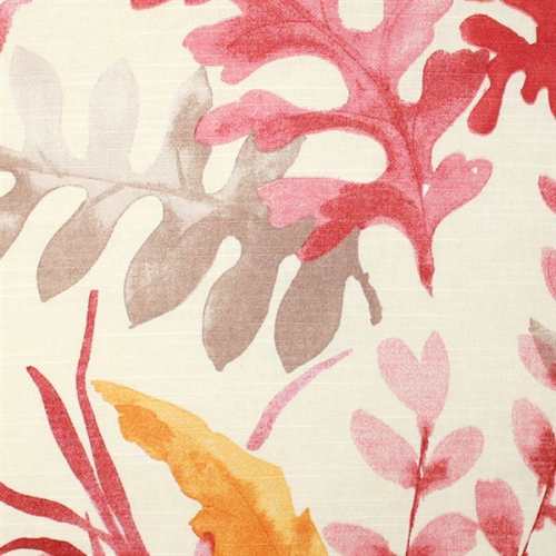 Sea Garden Pink Throw Pillow 20X20