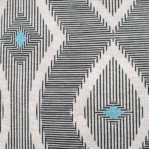 Desmond Blue Diamond Pillow, 19"x19"