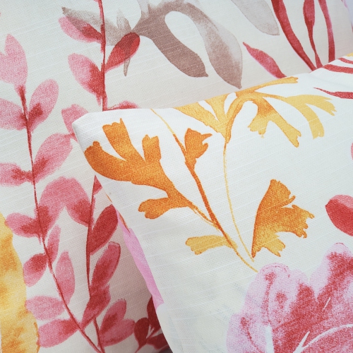 Sea Garden Pink Throw Pillow 12X20