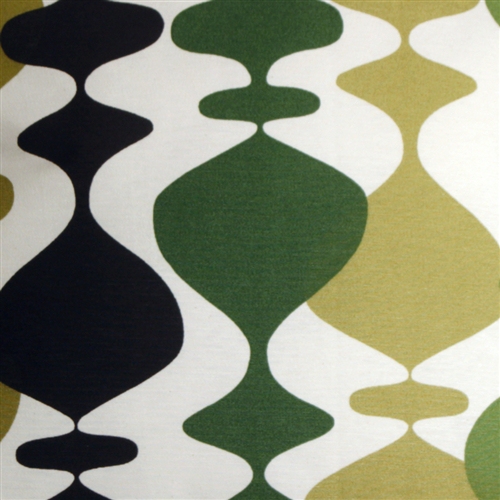 Lava Lamp Green Throw Pillow, 20"x20"