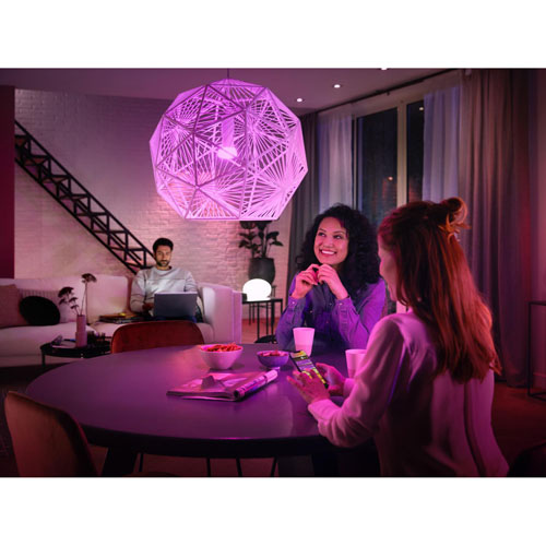 Philips Hue A19 Smart LED Light Bulb - White & Colour Ambiance