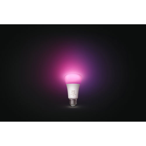 Philips Hue A19 Smart LED Light Bulb - White & Colour Ambiance