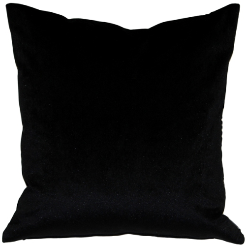 Winter Flock Black and White Throw Pillow, 20"x20"