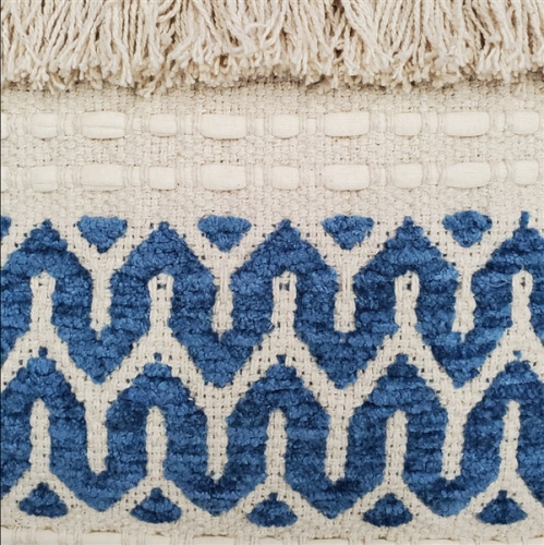 Ojai Blue Bohemian Pillow 16x24