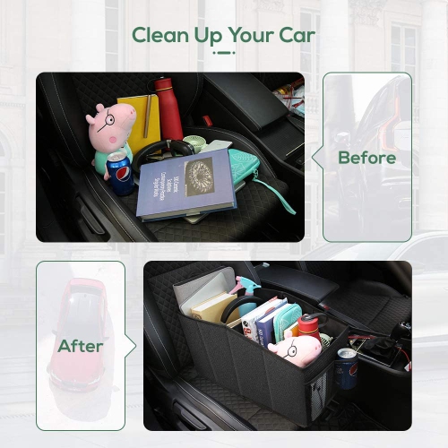 Car Trunk Organizer Front Rear Seat Trunk Bag Waterproof Car Folding Box Foldable Storage Organizer for Car/Home