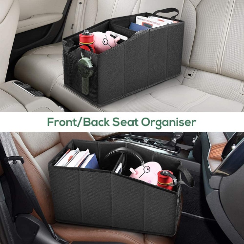 Car Trunk Organizer Front Rear Seat Trunk Bag Waterproof Car Folding Box Foldable Storage Organizer for Car/Home