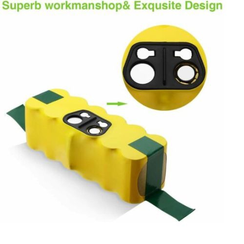 14 4V 3800mAh Ni-MH Replacement Battery for iRobot Roomba