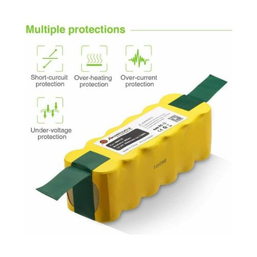 14 4V 3800mAh Ni-MH Replacement Battery for iRobot Roomba