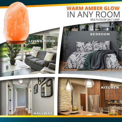 Himalayan Glow Natural Hand Carved Natural Crystal Himalayan Salt Night Lamp