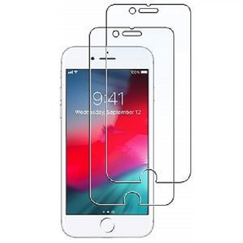 [2 PACK] Apple iPhone 6/6s Screen Protector Tempered Glass Screen Protector Guard - Case Friendly